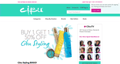 Desktop Screenshot of cibuforhair.com